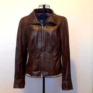 Luxurious Italian Leather Danier Woman’s Leather Jacket - Small